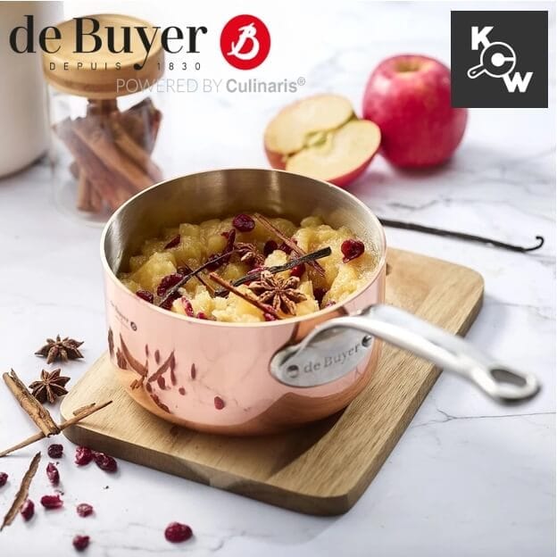 หม้อต้มน้ำตาลทองแดง DE BUYER CW3400 กว้าง 20 ซม.X สูง 11 ซม. 3.4 ลิตร_10